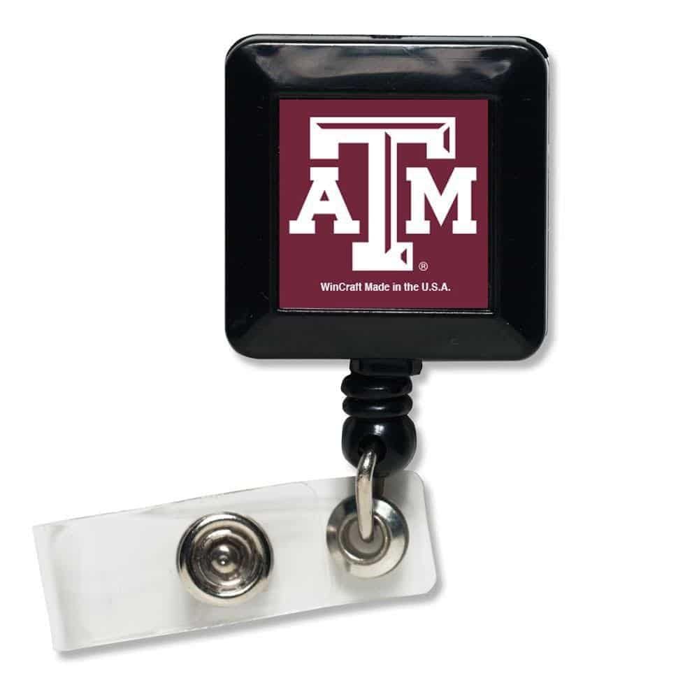Texas A&M Logo Badge Holder Reel Retractable heartlandflags