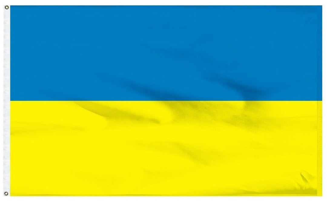 Ukraine Nylon Flag - Various Sizes 2x3 3x5 4x6 heartlandflags