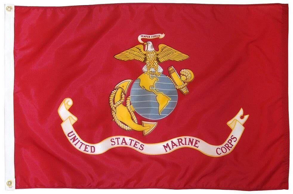 United States Marines Corps Flag Logo All Sizes heartlandflags
