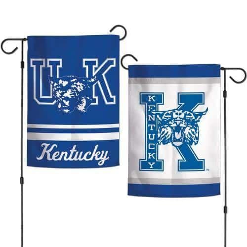 University of Kentucky Garden Flag 2 Sided Throwback Logo heartlandflags