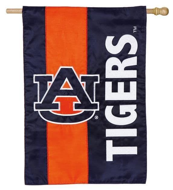 Auburn Tigers Flag 2 Sided Embellished AU Applique House Banner heartlandflags