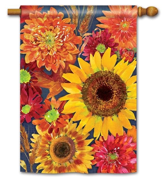 Autumn Toss Flag 2 Sided Seasonal Banner 91756 Heartland Flags