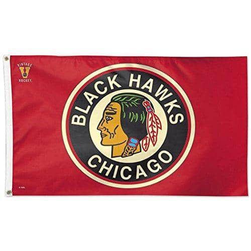 Chicago Blackhawks Flag 3x5 Vintage Logo heartlandflags
