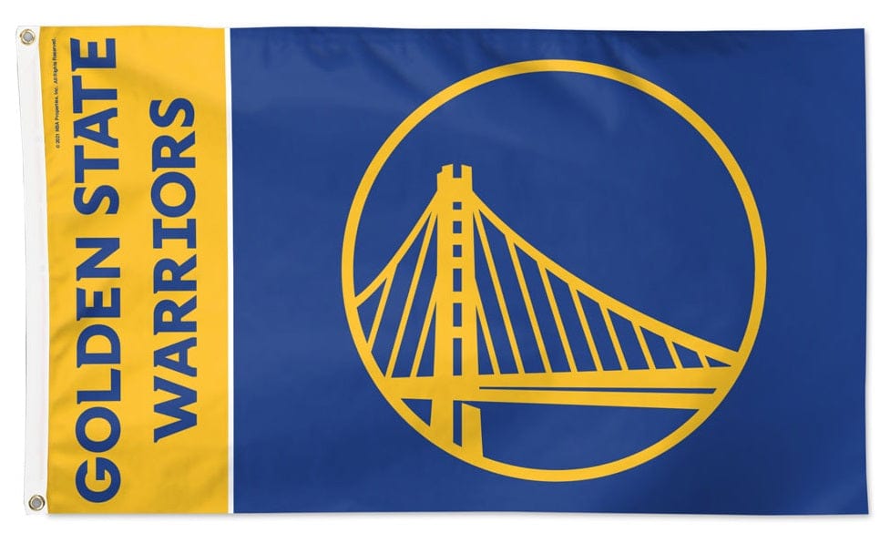 Golden State Warriors Team Block Flag 3x5 Logo 41268321 Heartland Flags