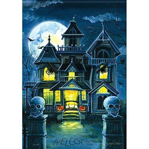 Halloween Mystery Manor Garden Flag 2 Sided 45741 Heartland Flags