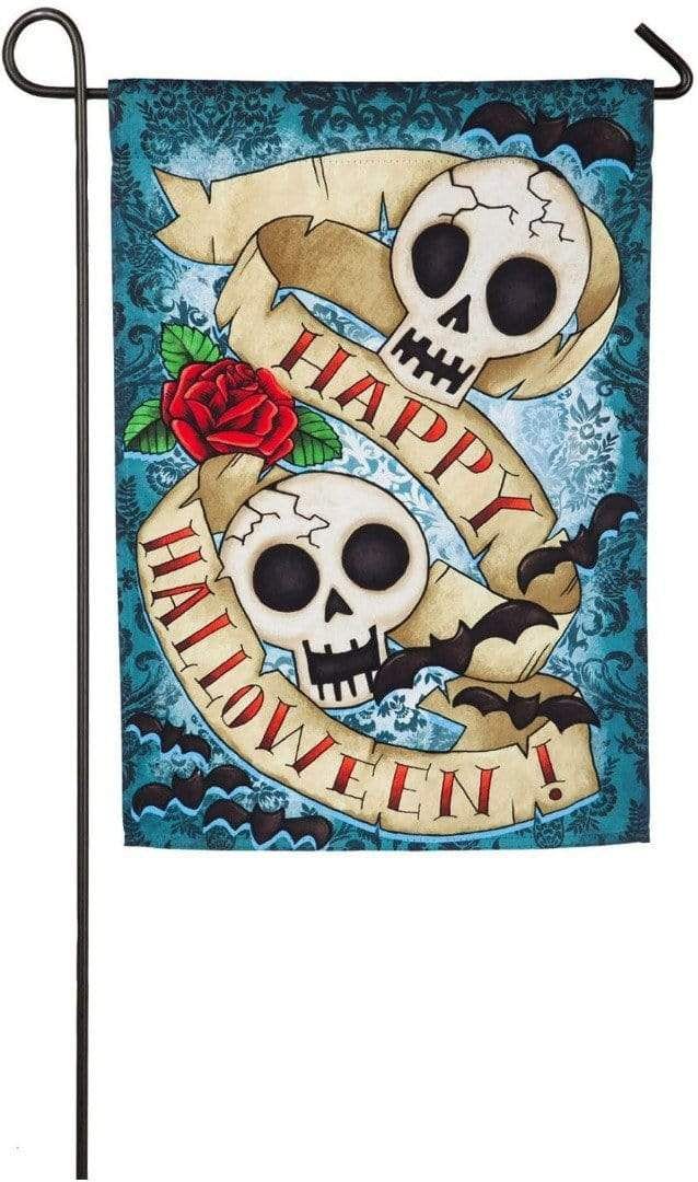 Happy Halloween Garden Flag 2 Sided heartlandflags