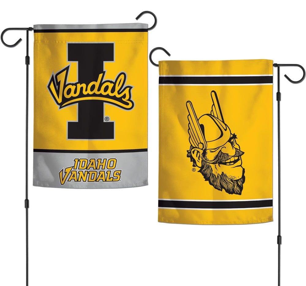 Idaho Vandals Garden Flag 2 Sided Double Logo heartlandflags
