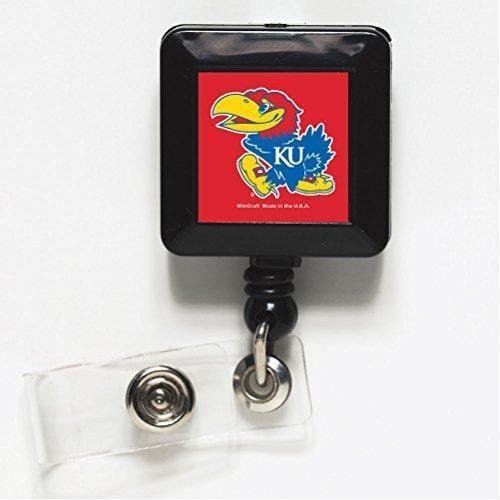 Kansas Jayhawks Retractable ID Badge Holder Reel 26697061 Heartland Flags