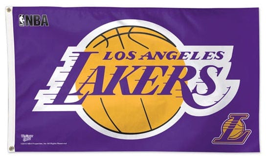 Los Angeles Lakers Flag 3x5 Purple 02466115 Heartland Flags