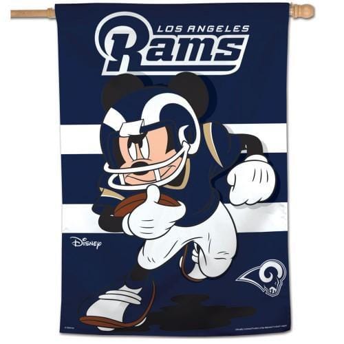 Los Angeles Rams Flag Mickey Mouse Football House Banner 71608117 Heartland Flags