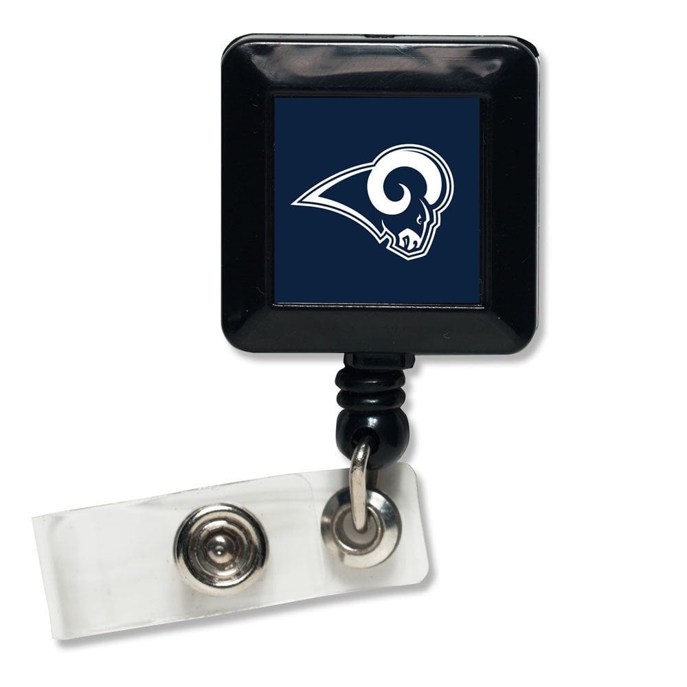 Los Angeles Rams Reel Badge Holder Retractable 14122017 Heartland Flags