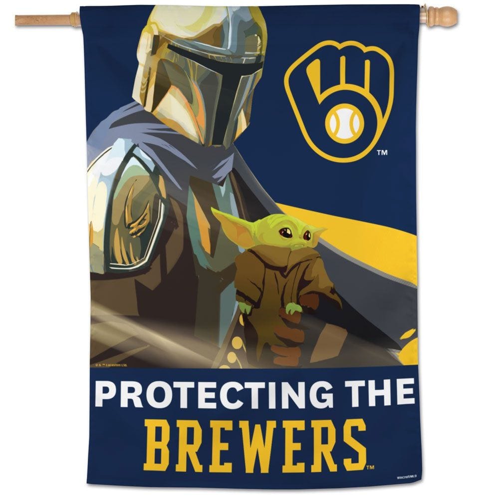 Milwaukee Brewers Flag Mandalorian Star Wars 27831321 Heartland Flags