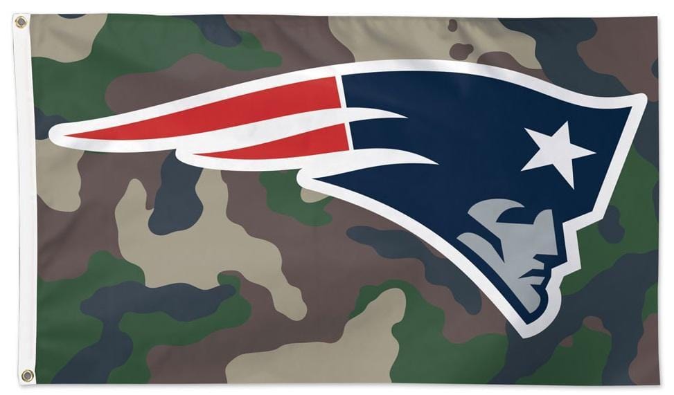 New England Patriots Flag 3x5 Camo Military heartlandflags