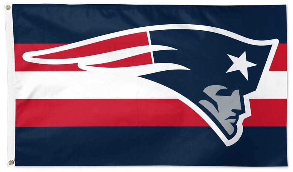 New England Patriots Flag 3x5 Home Stripe heartlandflags