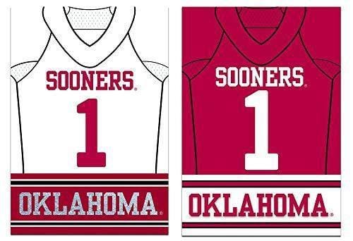 Oklahoma Sooners Garden Flag 2 Sided Jersey 14S974BLJ Heartland Flags