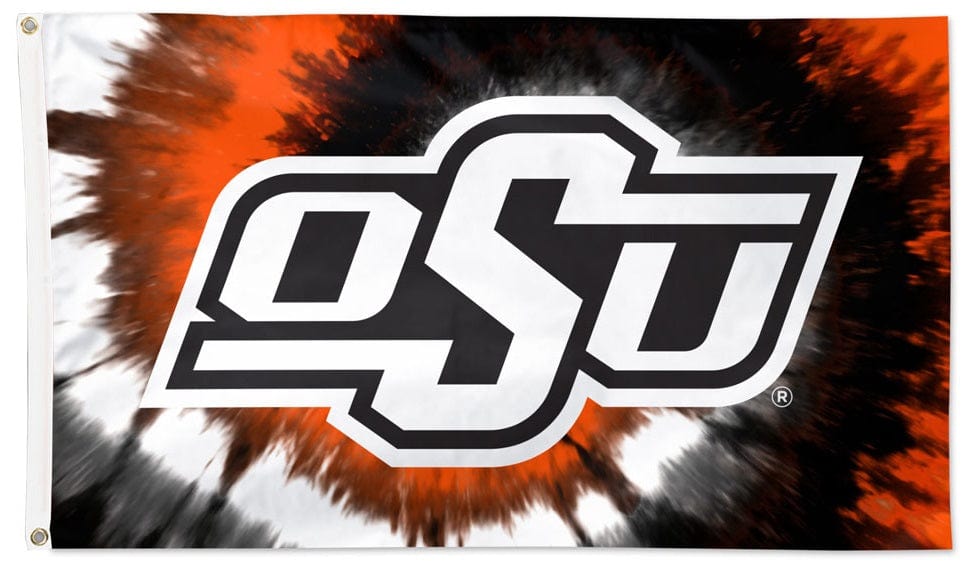 Oklahoma State Cowboys Flag 3x5 Tie Dye 26843121 Heartland Flags