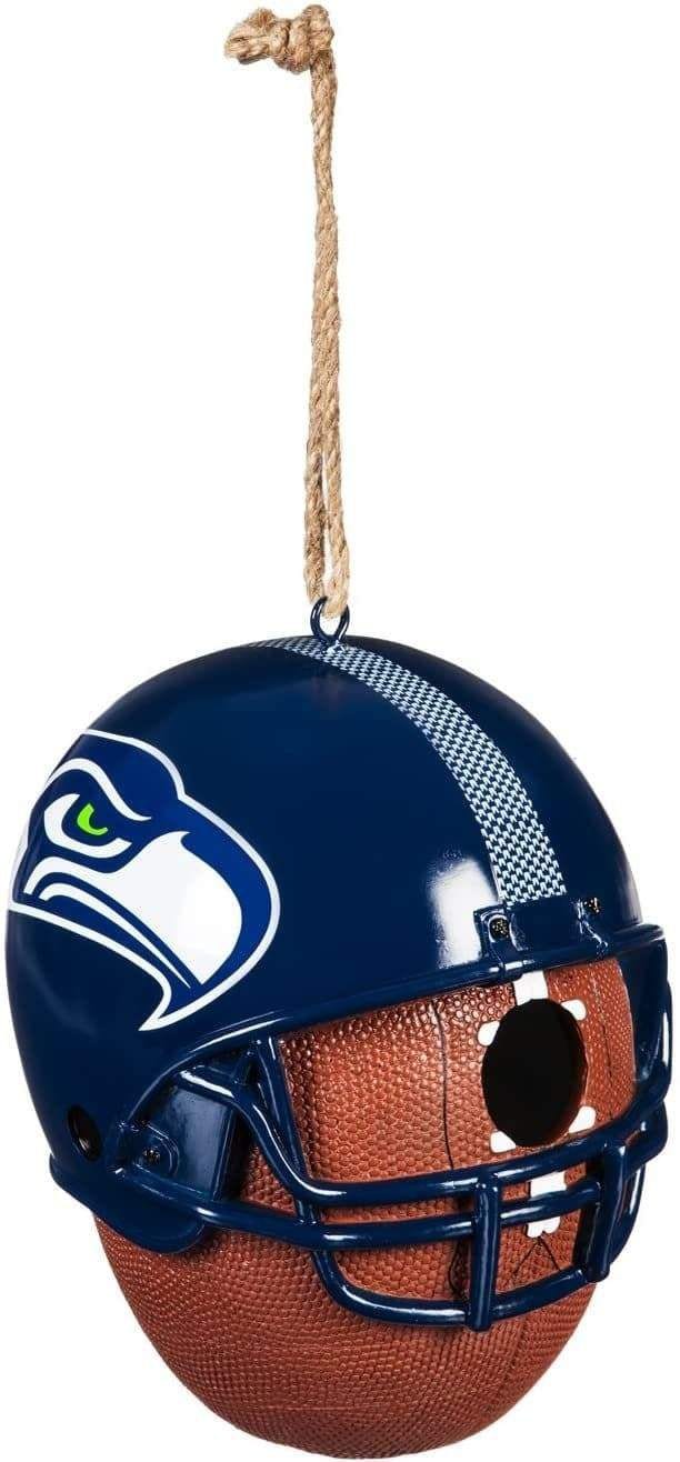 Seattle Seahawks Helmet Football Hanging Birdhouse heartlandflags