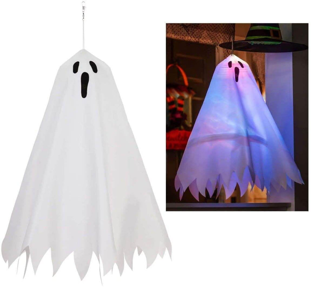 Spooky Ghost 3D Chasing Lights Hanging Decoration Windsock heartlandflags