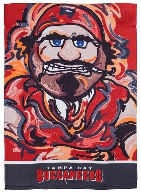 Tampa Bay Buccaneers Garden Flag 2 Sided Justin Patten 14S3829JPA Heartland Flags