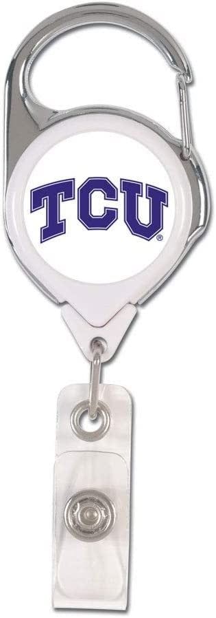 TCU Horned Frogs Reel Retractable Name Badge Holder 67621013 Heartland Flags