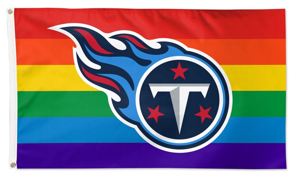 Tennessee Titans Flag 3x5 Pride Rainbow 32956321 Heartland Flags