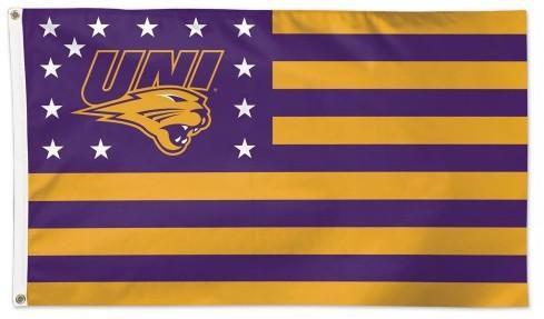 UNI Panthers Flag Americana 3x5 Stars and Stripes 44000118 Heartland Flags