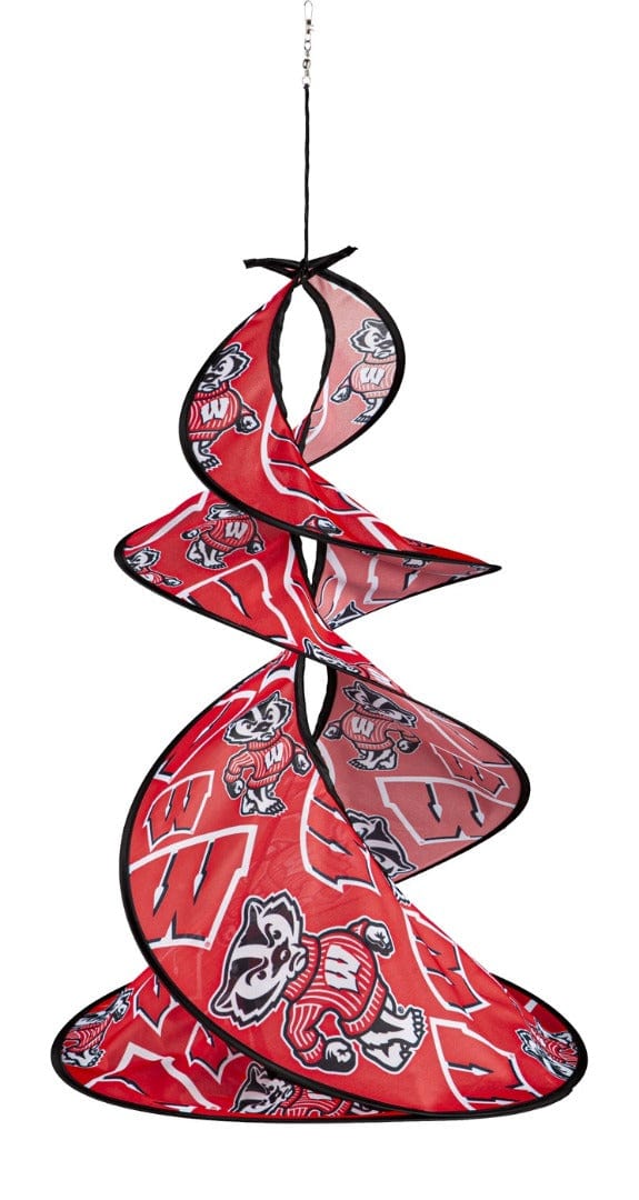University of Wisconsin Trio Twister Spinner Windsock Badgers heartlandflags