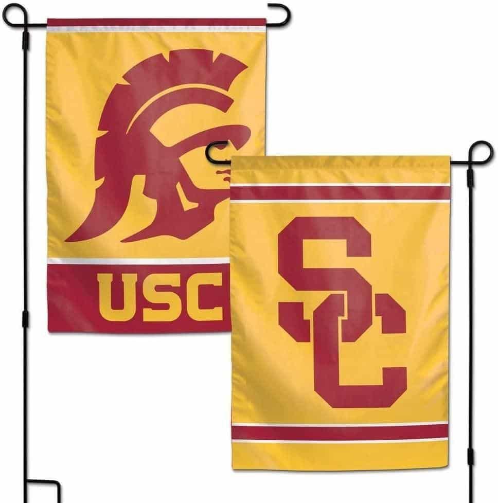 USC Trojans Garden Flag 2 Sided Logo heartlandflags