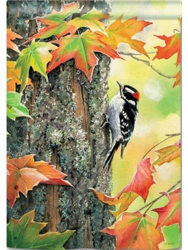 Woodpecker Flag 2 Sided Decorative Banner 91057 Heartland Flags